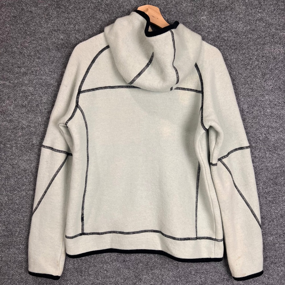 Dale of Norway Full Zip Hoodie Womens Light blue Small Good Wool Contrast Stitch - Picture 2 of 11
